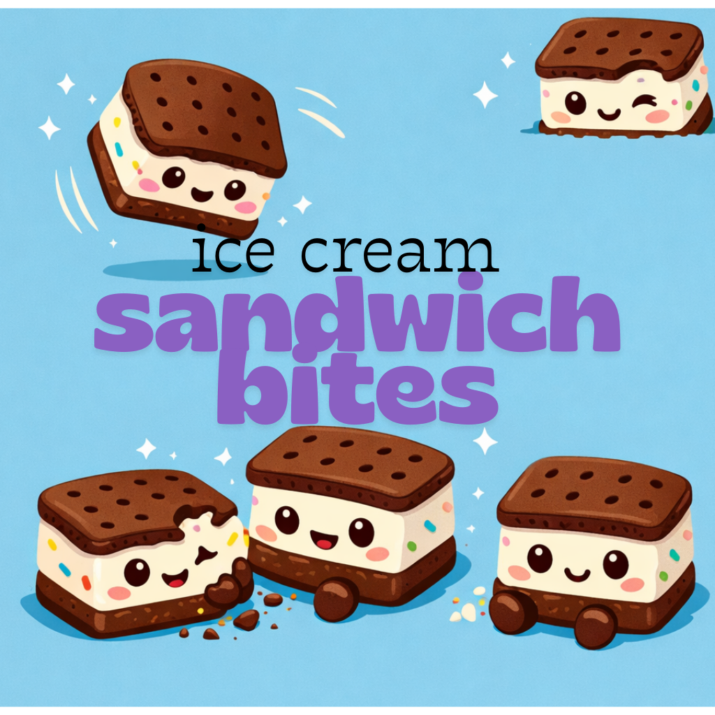 Ice cream sandwich bites